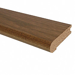 Prefinished Matte Brazilian Pecan Hardwood 3/4 in thick x 3.125 in wide x 78 in Length Stair Nose